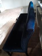Zwarte velvet eetbank, Huis en Inrichting, Ophalen, Zo goed als nieuw, Minder dan 75 cm, Minder dan 150 cm