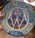 Wilhelmina herdenkingsbord, Verzamelen, Ophalen of Verzenden, Gebruikt, Nederland, Overige typen