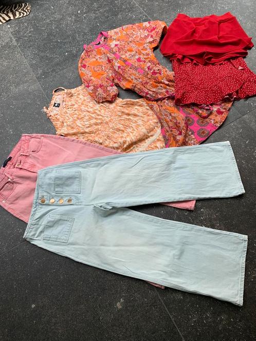 Kleding set, Kinderen en Baby's, Kinderkleding | Maat 170, Zo goed als nieuw, Meisje, Jurk of Rok, Ophalen of Verzenden