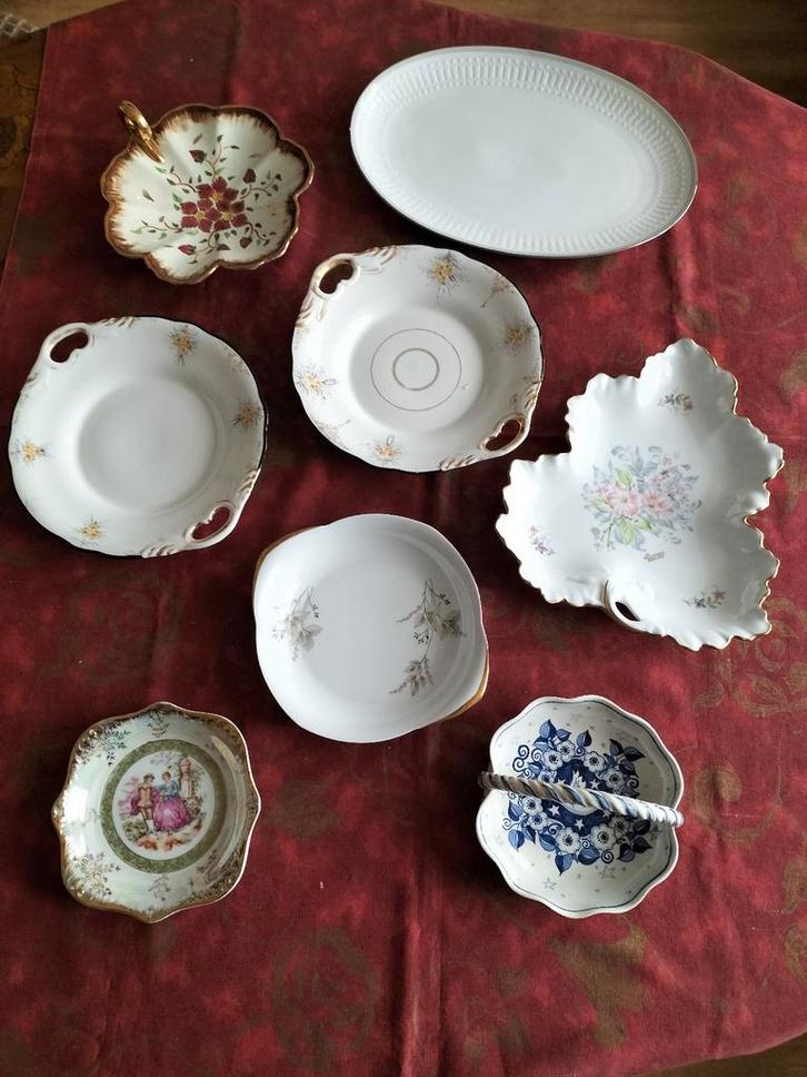 Serveer schalen 8 diverse merken, Antiek en Kunst, Antiek | Porselein, Ophalen of Verzenden