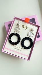 My Jewellery Oorbellen Zwart/Zilver - Nieuw, Overige materialen, Hangers, Zwart, Nieuw