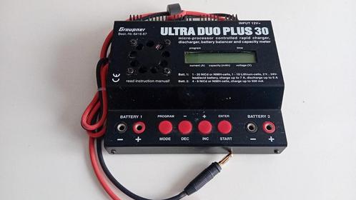 Graupner ultra duo plus 30 lader, Hobby en Vrije tijd, Modelbouw | Radiografisch | Overige, Zo goed als nieuw, Ophalen of Verzenden