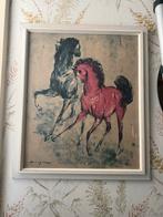 Vintage Paardenprint - Denes de Holesch Stijl, Ophalen of Verzenden