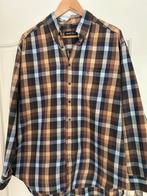 Marvelis overhemd XL, Ophalen of Verzenden, Zo goed als nieuw, Bruin, Halswijdte 43/44 (XL)