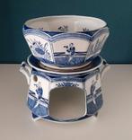 Lange lijs theelicht met kom, Antiek en Kunst, Ophalen of Verzenden