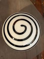 Grote Vintage Zebra Tafellamp van het merk ILU: XXL, Ophalen, Minder dan 50 cm, Vintage, retro, glas, zebra, Tafellamp, xxl, ILu