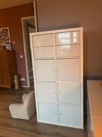 IKEA Kallax Kast met Deurtjes en Lades, Ophalen, Kunststof, Gebruikt, 100 tot 150 cm