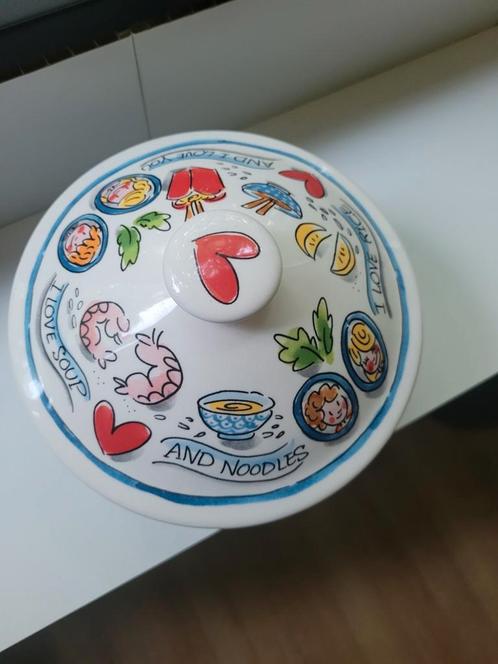 blond amsterdam schaal met deksel, Huis en Inrichting, Keuken | Servies, Zo goed als nieuw, Schaal of Schalen, Blond Amsterdam