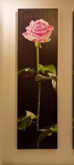 2 x schilderij roos. Samen voor...., Ophalen, Minder dan 50 cm, Zo goed als nieuw, Schilderij