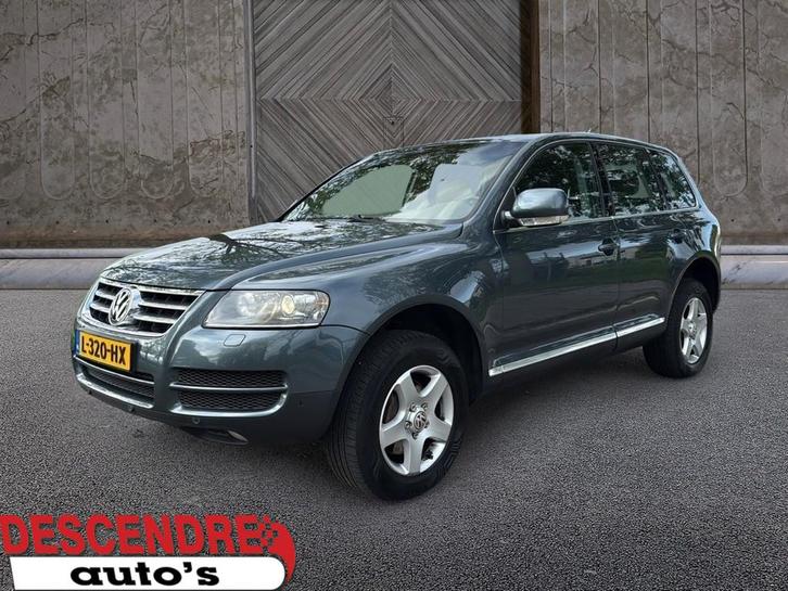 Volkswagen Touareg 3.0 TDI youngtimer (bj 2006, automaat), Auto's, Volkswagen, Bedrijf, Te koop, Touareg, 4x4, ABS, Achteruitrijcamera