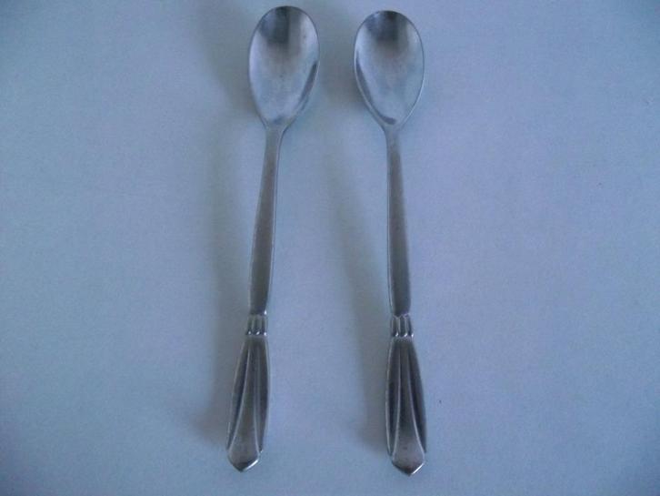 4 Gero zilmeta theelepel 11,5cm G.Z. Nederl. Frabr. 1945 p s, Antiek en Kunst, Antiek | Bestek, Ophalen of Verzenden