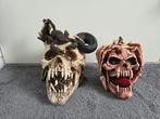 Twee gave schedels, leuk voor halloween!, Hobby en Vrije tijd, Feestartikelen, Ophalen of Verzenden, Zo goed als nieuw, Overige typen