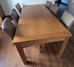 Uitschuifbare eettafel, Ophalen, Gebruikt, 200 cm of meer, 50 tot 100 cm