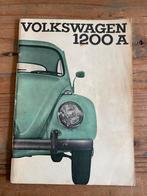 Volkswagen Kever 1200 A handleiding Augustus 1965, Ophalen of Verzenden