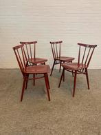Stoel vier Vintage Frantisek Jirak spijlen stoelen, Vier, Ophalen of Verzenden