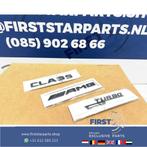 W118 CLA35 AMG LOGO SET ZWART emblemen CLA 35 Klasse 2018-20, Auto-onderdelen, Carrosserie en Plaatwerk, Gebruikt, -, Ophalen of Verzenden