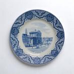 Wandbord Delfts blauw Rotterdam Delftsche poort 23.5 cm, Antiek en Kunst, Ophalen of Verzenden
