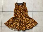Tijgerprint jurkje maat 104 - carnaval, Ophalen of Verzenden, Zo goed als nieuw, 104 of kleiner, Meisje