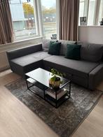 Ikea hoekbank/ slaapbank - Grijs - 225x90x150 - Opbergruimte, Ophalen, Gebruikt