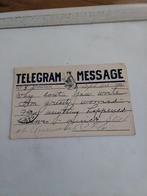 TELEGRAM. MESSAGE. 1907, Ophalen of Verzenden, Voor 1920