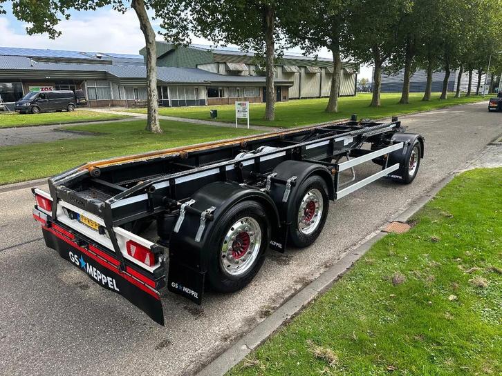 GS Meppel Lease € 465,- 3 assige NL gescoopeerde container, Auto's, Vrachtwagens, Bedrijf, Te koop, ABS, Lichtmetalen velgen, Aanhangers en Opleggers