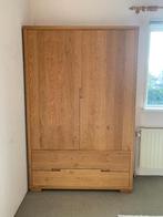 Blank houten linnenkast, Huis en Inrichting, Kasten | Kledingkasten, Ophalen, 100 tot 150 cm, 200 cm of meer, Eikenhout