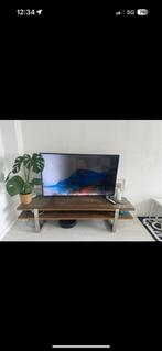 Luxe TV Meubel met Glasplaat, Huis en Inrichting, 150 tot 200 cm, Ophalen of Verzenden, Minder dan 100 cm, 25 tot 50 cm