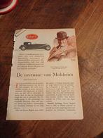Artikel over Bugatti 7 pagina s 1971, Ophalen of Verzenden, Zo goed als nieuw, Motoren