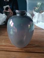 Leerdam Unica vaas- A D.Copier- rookgrijs -gesigneerd, Antiek en Kunst, Ophalen of Verzenden