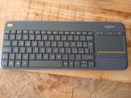 Logitech K400+ Draadloos Toetsenbord - Zo Goed Als Nieuw, Computers en Software, Toetsenborden, Multimediatoetsen, Logitech, Ophalen of Verzenden