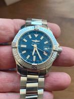 Breitling Avenger blauw 43mm 7-2022 ZGAN Complete set A17318, Sieraden, Tassen en Uiterlijk, Horloges | Heren, Ophalen, Staal