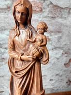 Oud brocant Maria beeld met Jezus, Ophalen of Verzenden, Zo goed als nieuw, Beeld(je)
