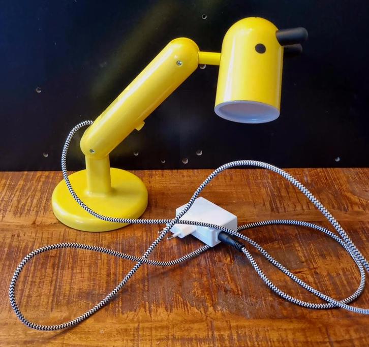 Bureaulamp giraf - IKEA KRUX (Monica Mulder), Huis en Inrichting, Lampen | Tafellampen, Zo goed als nieuw, 50 tot 75 cm, Kunststof