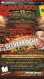 1 KAART Marokko - Senegal tickets meervaart, Twee personen