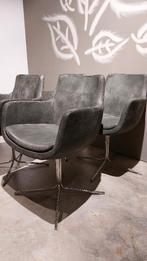 Set van 4 Annabel stoelen in Africa Darkgreen nu €1599,-, Ophalen, Overige kleuren, Nieuw, Leer