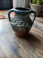 Vintage vaas west germany fat lava 21 cm hoog, Ophalen, Gebruikt, Overige kleuren, Aardewerk of Porselein