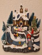 Prachtig kerst tafereel met Minnie.mickey.
.donald.katrien., Ophalen of Verzenden, Mickey Mouse, Zo goed als nieuw, Beeldje of Figuurtje