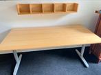 Ikea Galant bureau berken fineer, Huis en Inrichting, Bureaus, Ophalen of Verzenden, In hoogte verstelbaar, Gebruikt, Bureau