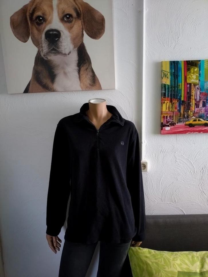 Zachte zwarte fleece trui Rehall outer wear maat 40 42, Kleding | Dames, Truien en Vesten, Gedragen, Maat 38/40 (M), Zwart, Ophalen of Verzenden