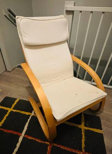 ikea hout relaxstoel beschikbaar voor biedingen