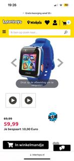 Vtech kidizoom smartwatch blauw, Kinderen en Baby's, Speelgoed | Vtech, Ophalen of Verzenden, Zo goed als nieuw