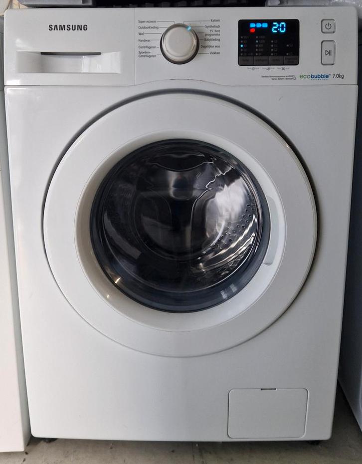 Samsung Wasmachine 7KG EcoBubble - 1400 Toeren, Witgoed en Apparatuur, Wasmachines, Zo goed als nieuw, 6 tot 8 kg, 85 tot 90 cm