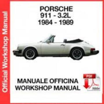 Porsche 911 3.2L 1984-1989 workshop manual op DVD in PDF beschikbaar voor biedingen