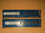 2x 4GB ddr3 geheugen/ram PC 1600Mhz, Computers en Software, RAM geheugen, DDR3, Ophalen of Verzenden, Zo goed als nieuw, Desktop