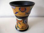 Vintage Mons, Belgium Pottery Art Nouveau Hand Painted vaas, Antiek en Kunst, Antiek | Keramiek en Aardewerk, Ophalen of Verzenden
