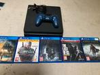 Playstation 4 met games!, Ophalen of Verzenden, Met 1 controller, Slim, 500 GB