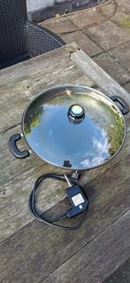 Princess elektrische wok (diameter 36 cm), Witgoed en Apparatuur, Gourmetstellen, Ophalen, Zo goed als nieuw, 4 t/m 7 personen