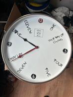 Riviera Maison klok, Huis en Inrichting, Woonaccessoires | Klokken, Ophalen, Zo goed als nieuw, Wandklok