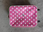 Roze Meiden Koffer met Hartjes, Sieraden, Tassen en Uiterlijk, Koffers, Ophalen of Verzenden, Gebruikt