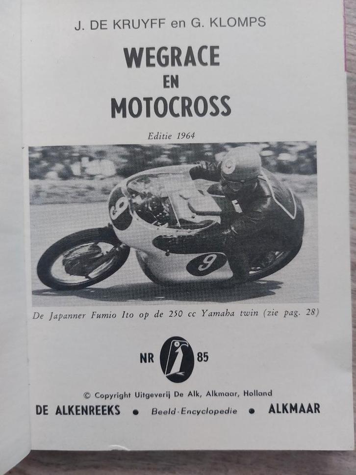 Motorenboek 1964 - J. de Kruyff & G. Klomps, Boeken, Motoren, Gelezen, Ophalen of Verzenden